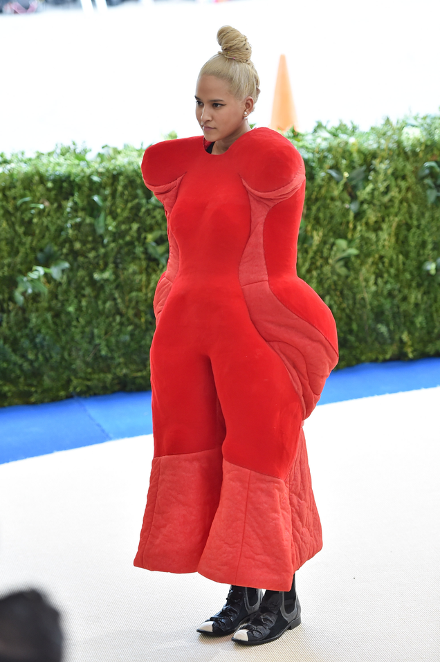 Helen Lasichanh attends the “Rei Kawakubo/Comme des Garcons: Art of the In-Between” Costume Institute Gala at the Metropolitan Museum of Art on May 1, 2017, in New York City.